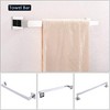 Mixxidea Square Toilet Paper Holder Bundle with Single Towel Hook 2 PCS, Towel Holder, Towel Bar (Polished Chrome) - 2 of 3