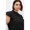 Women's Plus Size Lorelai Top - black | CITY CHIC - 4 of 4