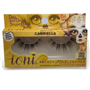 IONI LASH CLEAR BAND WISPY NATURAL MEDIUM FLARE -  GABRIELLA(Pack of 6) - 1 of 4