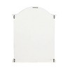 28"x22" Traditional Wood Wall Shelf with Arched Shutter Doors - Olivia & May - 3 of 4
