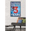Trends International Marvel Spider-Man - Happy 3rd Birthday Framed Wall Poster Prints - 2 of 4
