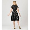 Unique Vintage Women's Dahlia Swing Dress - 2 of 4