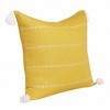 20" X 20"  Linen Striped Zippered Pillow - 4 of 4