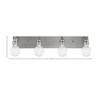 Toltec Lighting Edge 4 - Light Vanity in  Brushed Nickel - 2 of 2