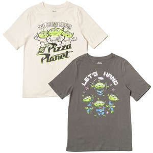 Disney Pixar Toy Story Alien 2 Pack Graphic T-Shirts Toddler - 1 of 4