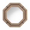 bali & pari Mirai Bohemian Woven Grasscloth Octagon Accent Mirror - 3 of 4