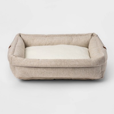 Rectangular Roll Cuff Dog Beds - Boots & Barkley™