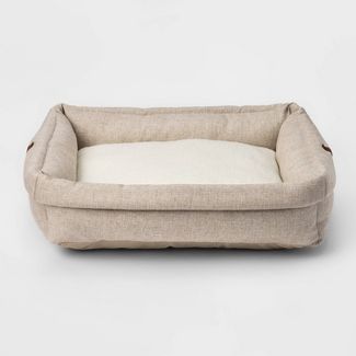 Rectangular Roll Cuff Dog Beds - M - Boots & Barkley™