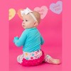 RuffleButts Baby/Toddler Girls Knit Long Sleeve Ruffle Layering Bodysuit - 4 of 4