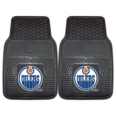 NHL Edmonton Oilers Vinyl Car Mat Set - 2pc