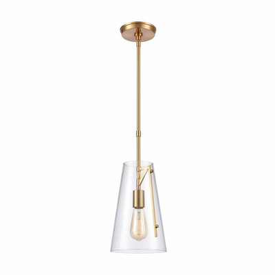 Elk Home Trustle 1 - Light Pendant in  Satin Brass