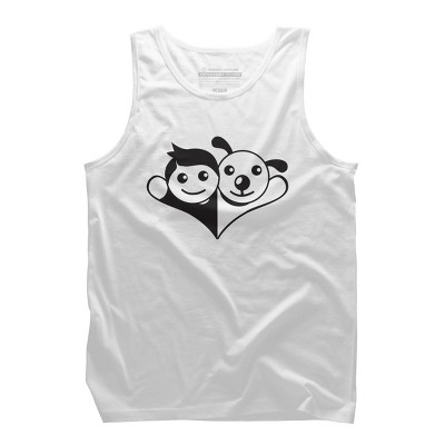 Men's Design By Humans Doggy Friend By graphicganga Tank Top