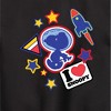 Boys' - Peanuts - Space Snoopy Flair Graphic Long Sleeve Fleece Sweatshirt - 2 of 4