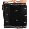 LA LEELA Men's Swimwear Cover Up Beachwear Sarongs Beach Hawaiian Pareo Summer One Size Kohl - 2 of 4