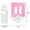Big Dot of Happiness Rainbow Unicorn - Birthday Party Bunting Banner - Magical Unicorn Party Decorations - Happy Birthday - 3 of 4