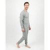 Leveret Matching Family Pajamas – Solid Light Gray – 100% Cotton – Customizable for Personalization - 3 of 4