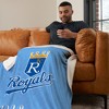 MLB Kansas City Royals Cooperstown Collection Throwback Silk Touch Throw Blanket 50 x 60 Inches - 2 of 4