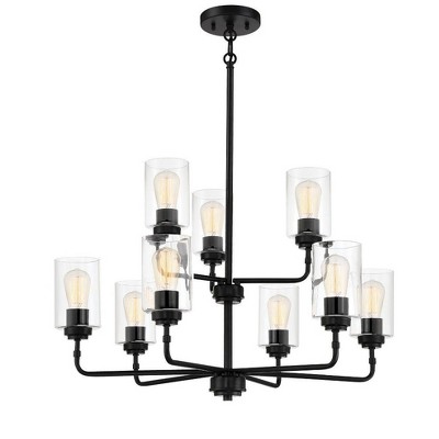 Craftmade Lighting Stowe 9 - Light Chandelier in  Flat Black