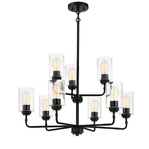 Craftmade Lighting Stowe 9 - Light Chandelier in  Flat Black - 1 of 1