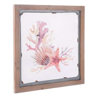 ZM Home 20" Coastal Framed Wall Art