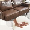 Mid-Century Modern Love Seat: 2-Seater with USB and Washable Pillow - 3 of 4