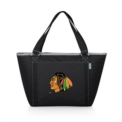  NHL Chicago Blackhawks Topanga Cooler Tote Bag Black - 19qt 