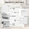 TIRAMISUBEST 36-inch Bathroom Vanity with Resin Sink, Freestanding Bathroom Cabinet with 4 Storage Drawers - 3 of 4