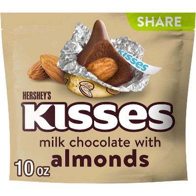 Hershey's Kisses Almond Chocolate Candy - 10oz