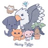 Infant's Harry Potter Cute Critters Bodysuit - image 2 of 3