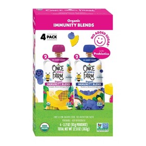 Once Upon a Farm Organic Immunity Blends Variety Pack - 12.8oz/4ct - 1 of 4