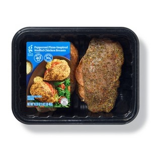 Pepperoni Pizza-Inspired Stuffed Chicken Breast - 16.33oz - Good & Gather™ - 1 of 2