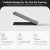BalanceFrom 9 Foot Folding Balance Gymnastics Beam with Anti Slip Bottom and Carrying Handles for Rehabilitation, Recovery, and Gymnasts, Gray - 3 of 4