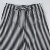 Coolmee Women's Comfy Lounge Pants Pajama Loose Casual Drawstring Striped Print Stretch Wide Leg Pants - 4 of 4
