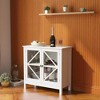 LIVAREEmlen Kitchen Baker's Racks with Double Glass Doors - 2 of 4