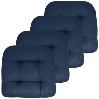 Photo 1 of  *** 2 PCS *** Patio Cushions Outdoor Chair Pads Thick Fiber Fill Tufted 19" x 19" by Sweet Home Collection®