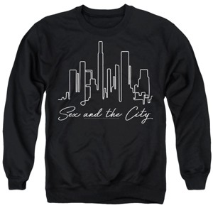 Sex In The City Lined City Adult Crewneck Sweatshirt - 1 of 4