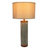 Sunnydaze 31" H Cylinder Slate Indoor Table Lamp - 3 of 4