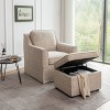 Wovenbyrd Woodcrest 24" Wide Rectangle Storage Ottoman - 2 of 4
