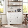 Buffet Cabinet with Storage, Coffee Bar Cabinet with 3 Drawers - image 2 of 4