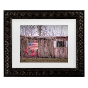 Trademark Fine Art - Leslie Montgomery Waiting For Spring Matted Framed Art - 1 of 4