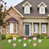 Big Dot of Happiness Golf Girl - Lawn Decorations - Outdoor Pink Birthday Party or Baby Shower Yard Decorations - 10 Piece - 2 of 4