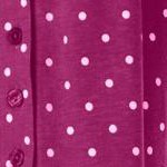 raspberry polka dot