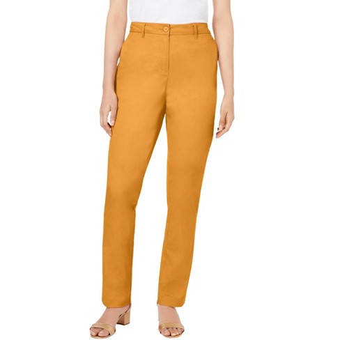 Women's High-rise Pleat Front Straight Chino Pants - A New Day