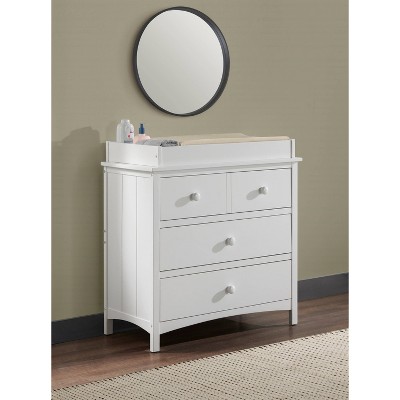 Snow White GREENGUARD Certified 3-Drawer Dresser with Extra Deep Drawer