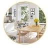 Gold Circle Mirror Metal Frame, Round Wall Mounted Mirror for Bathroom, Entryway, Vanity, Living Room, Bedroom Decor - 2 of 4
