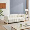 NicBex Modern 3-Seat Futon Sofa Couch with Pillows & Gold Feet,Waterproof Upholstered Lounge Settee Sofa for Living Room,Bedroom - 2 of 4