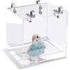 Transparent acrylic hook bird bathtub, thickened hanging bathtub bird supplies parrot large parrot shower cage accessories - 3 of 4