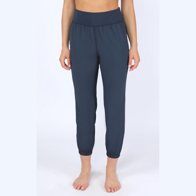 90 Degree By Reflex- Womens Woven Joggers with Welt Side Pockets