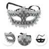 Unique Bargains Pointed Head Dragon-Design Half Face Party Mask 1 Pc - 3 of 4