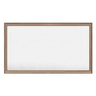 Apmir High-Strength Tempered Glass and Aluminum Alloy Framed French Cleat Mounted Wall Decor Mirror in matte black with 5-Year Warranty